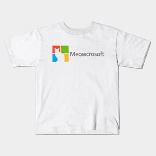 Meowcrosoft Kids T-Shirt